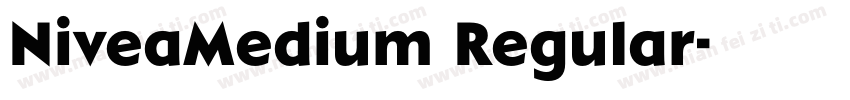 NiveaMedium Regular字体转换